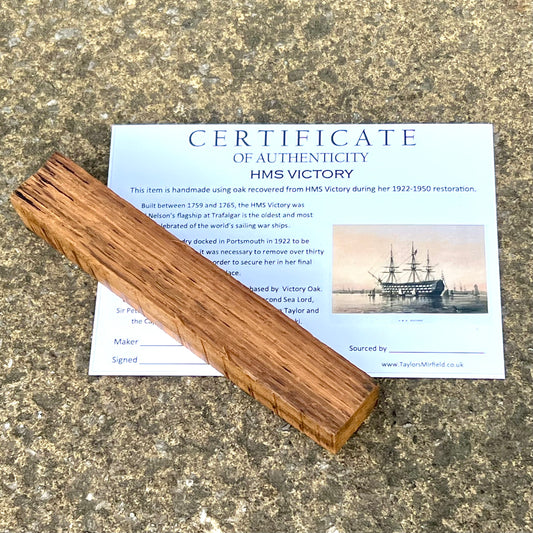 HMS Victory Oak | Historic Pen Blanks