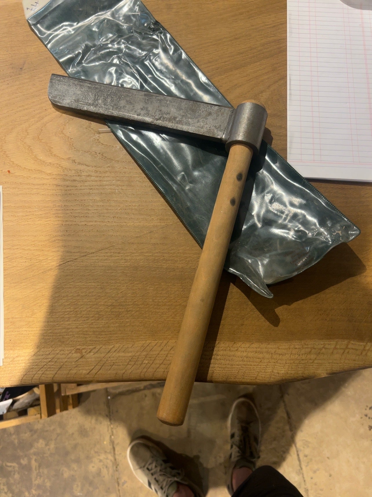 Ray Iles Side Adze – Hand Forged – Made in England – Green Woodworking