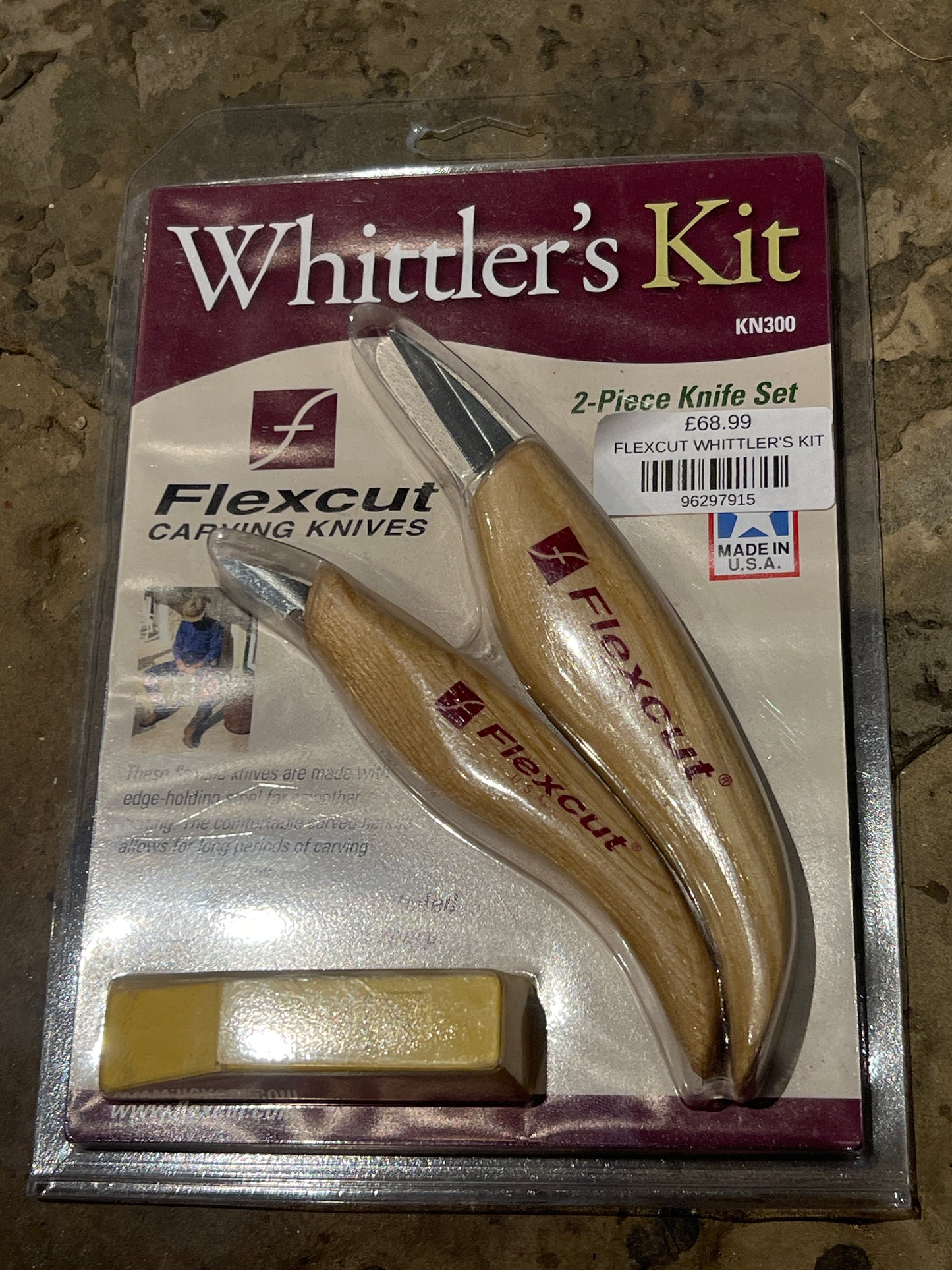 Flexcut KN300 Whittler’s Kit – Two-Piece Carving Knife Set