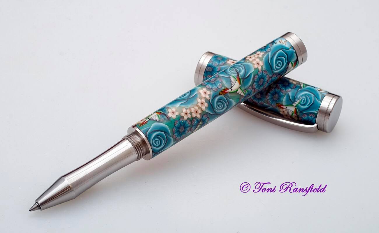 MK2 Shakespeare Rollerball Brushed by British Made Pen Kits - Taylors Mirfield