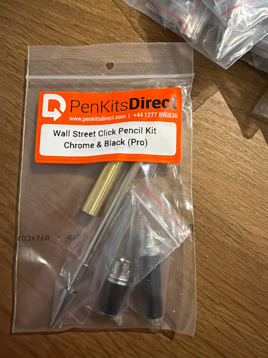 Dayacom Wall Street Click Pencil Kit – Chrome & Black – Clearance