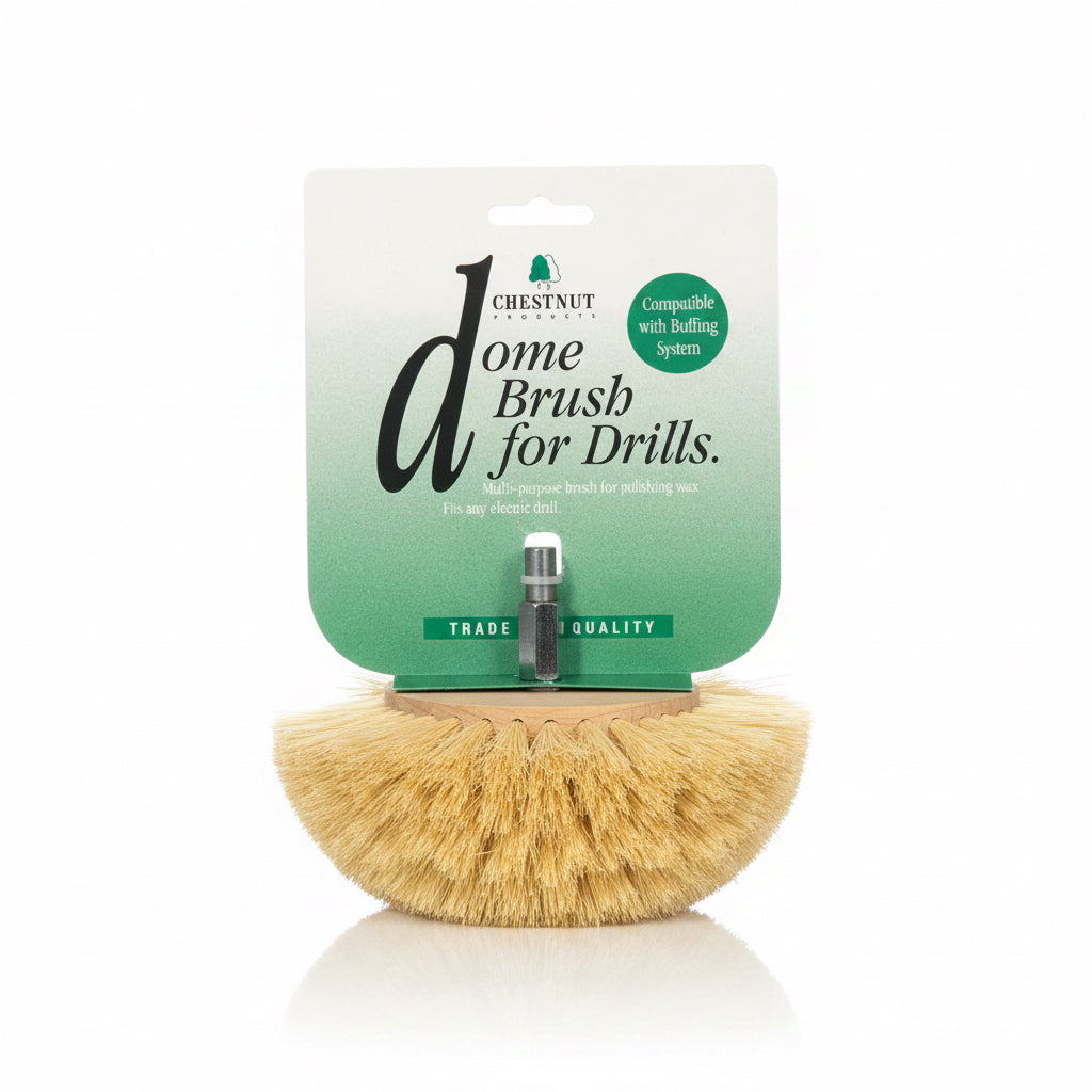 Chestnut Dome Brush for Drills | Woodturning Polishing Brush