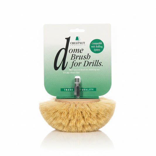 Chestnut Dome Brush for Drills | Woodturning Polishing Brush
