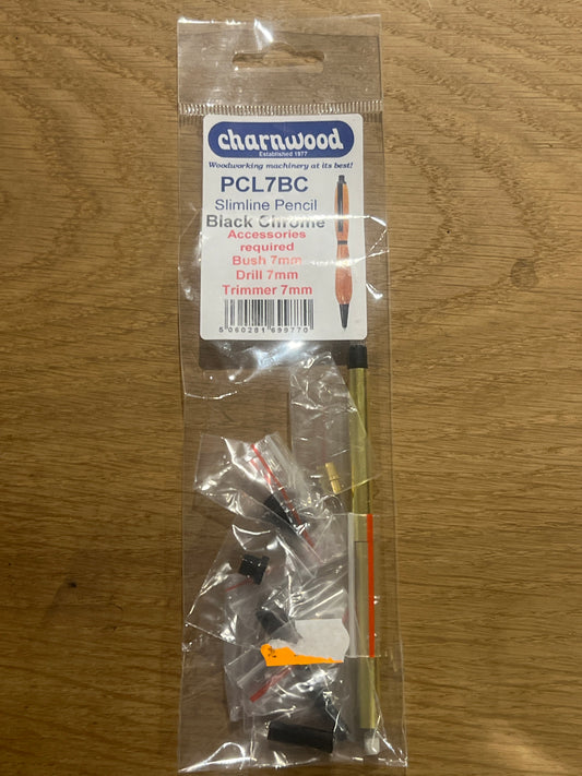 Charnwood PCL7BC Slimline Click Pencil Kit – Black Chrome