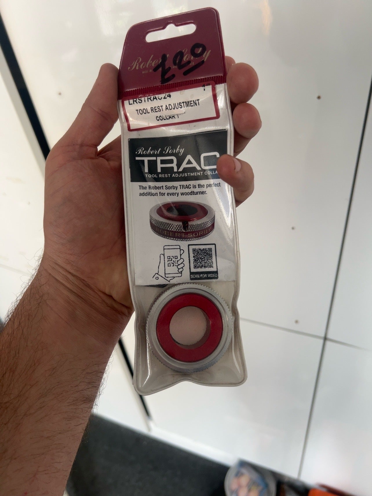 Robert Sorby TRAC Tool Rest Adjustment Collar – Collar 1 – Unused